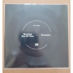 PARAMORE NEW FLEXI DISC - THIS IS WHY- Running Out of Time
